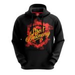 Bluza z kapturem Street Autonomy Flame Logo black 2021