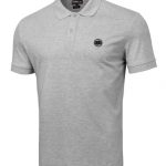 POLO PIT BULL REGULAR LOGO SZARE