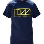 Koszulka TIW BOX LOGO KLASYK Granatowa