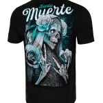 Koszulka męska T-Shirt Pit Bull Pitbull Santa Muerte 24 czarna