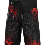 Szorty kąpielowe Blood Dog czarno czerwone