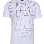 T-shirt Huges  Biały