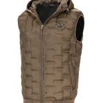 Bezrękawnik męski z kapturem Eclipse Coyote Brown