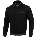 Bluza męska rozpinana Oldschool Nelson Czarna