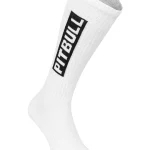 Skarpety High Crew Pitbull cienkie 3-pak białe