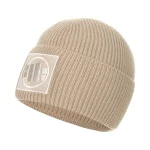 Czapka zimowa Logo piaskowa