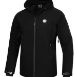 Kurtka zimowa męska z kapturem Rockfish czarna