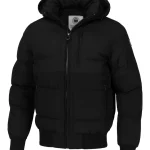 Kurtka zimowa męska z kapturem Patton czarna