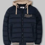 Kurtka zimowa męska z kapturem Hidden Granatowa