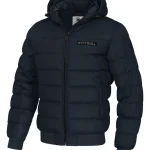 Kurtka zimowa męska z kapturem Dillon granatowa