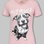 Koszulka damska PUPPY II  Różowa