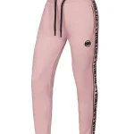 Spodnie dresowe damskie French Terry Judith rożowe