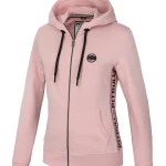 Bluza rozpinana z kapturem damska French Terry La Deta Różowy