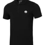 Koszulka Polo Jersey Slim Fit Small Logo Czarna