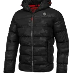 Kurtka zimowa męska z kapturem Airway V black camo