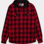 Kurtka flanelowa z kapturem Pioneer