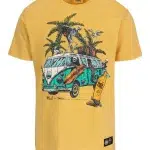 Koszulka męska Pit Bull Pitbull Open Beach żółta