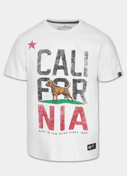 Koszulka męska CALIFORNIA Biała