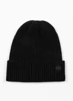 Czapka zimowa VELCRO LOGO czarna