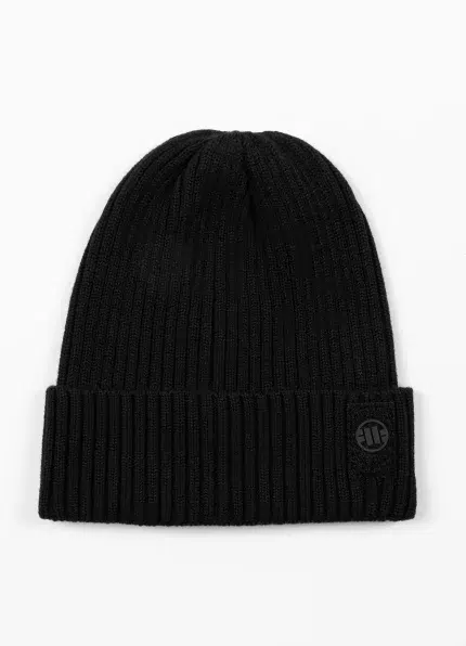 Czapka zimowa VELCRO LOGO czarna